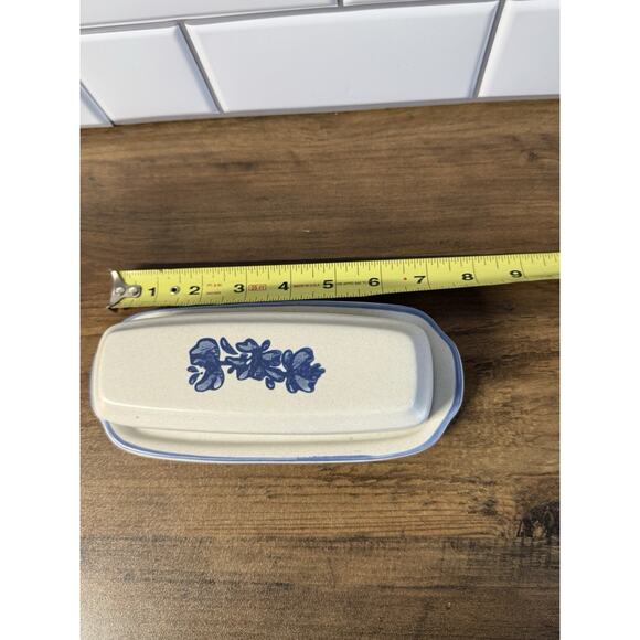 Pfaltzgraff Stoneware Yorktowne Covered Butter Dish USA - Picture 7 of 8